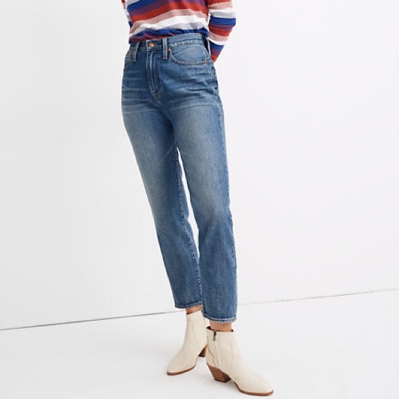 Madewell Denim - NWT Madewell Medium Wash High Rise Mom Jeans